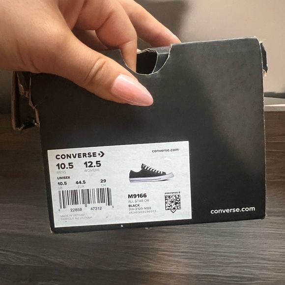 Converse Black and White Sneakers - Picture 2 of 2